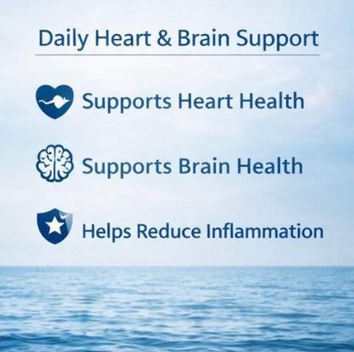 Vitalyrix™ Omega-3 Heart & Brain Support (EPA 180mg + DHA 120mg)
